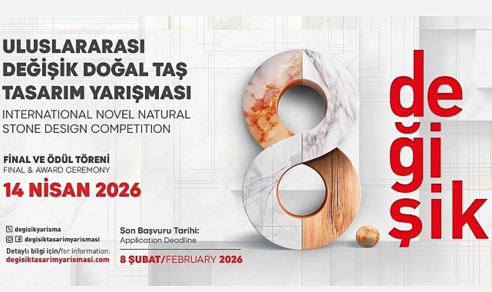 Değişik Doğal Taş Tasarım Yarışması'na başvurular s&uuml;r&uuml;yor