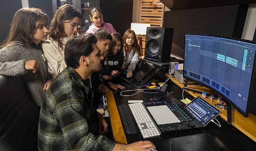 &Ccedil;ocuk Meclisi &uuml;yeleri St&uuml;dyo K&uuml;lt&uuml;rpark'ta kayıt yaptı