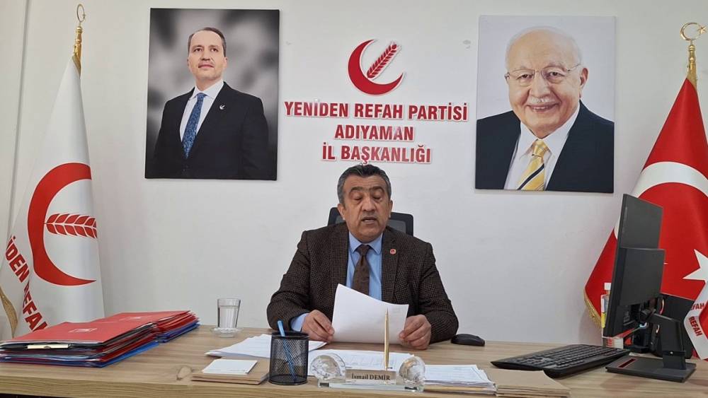 Yeniden Refah İl Başkanı İsmail Demir: 'Gençler evlenemiyor, çiftçi kan ağlıyor'  - Videolu Haber