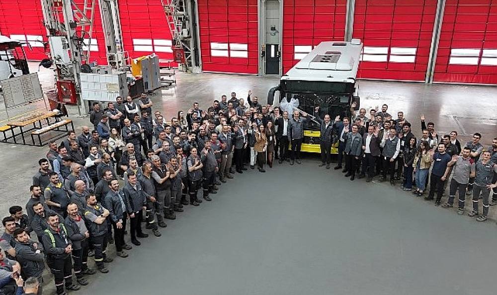 Otokar &Uuml;retimi İlk Mercedes-Benz Conecto Otob&uuml;s Banttan İndi