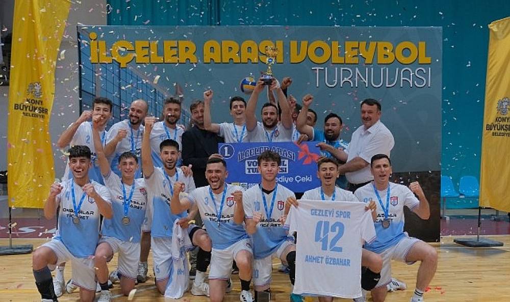 İl&ccedil;eler Arası Voleybol Turnuvası'nda Şampiyon Hadim