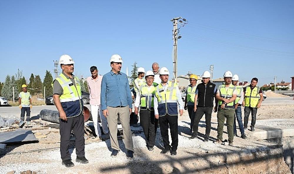 Konya B&uuml;y&uuml;kşehir'den 282 Km Yeni Su ve Kanalizasyon Şebekesi