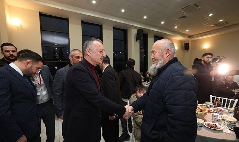 Başkan B&uuml;y&uuml;kakın Yığılcalılar iftarında