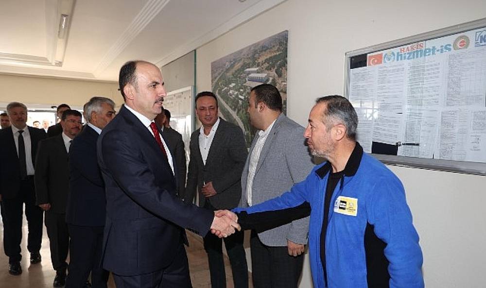 Başkan Altay Merkez İ&ccedil;me Suyu Arıtma Tesisleri'nde İncelemelerde Bulundu