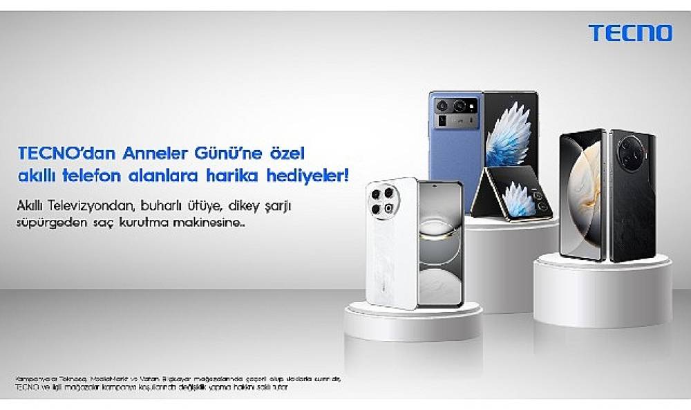 TECNO'dan Anneler Günü'ne özel akıllı telefon alanlara harika hediyeler!