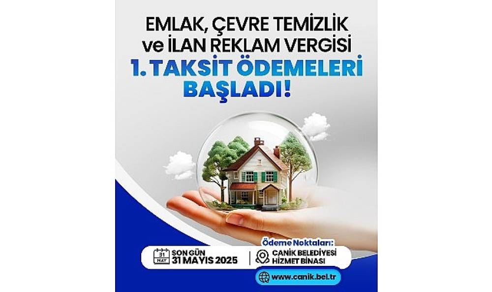 Canik'te Vergi Ödemeleri Başladı 