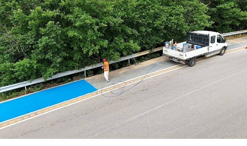 İzmit'te pedallar i&ccedil;in g&uuml;venli hat: 7.200 m&sup2;'lik yeni yol