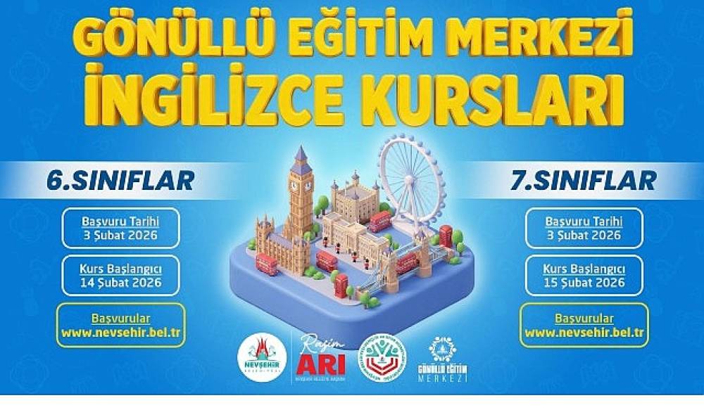 Nevşehir Belediyesi'nde G&ouml;n&uuml;ll&uuml; Eğitim Kursları İ&ccedil;in Geri Sayım Başladı!