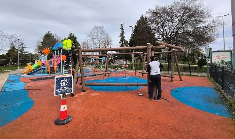 &Ccedil;ocuk oyun alanları B&uuml;y&uuml;kşehir'le g&uuml;venli