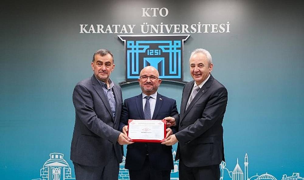 KTO Karatay &Uuml;niversitesi Ev Sahipliğinde, TS ISO 46001 Belge Takdim T&ouml;reni Ger&ccedil;ekleştirildi.
