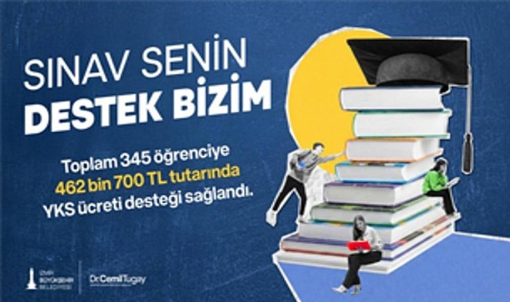 İzmir B&uuml;y&uuml;kşehir Belediyesi'nden YKS &uuml;creti desteği