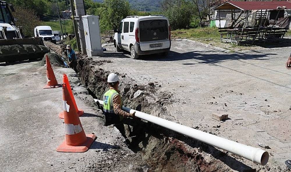 İSU'dan G&ouml;lc&uuml;k ve İzmit Kırsalına G&uuml;&ccedil;l&uuml; Altyapı Yatırımı