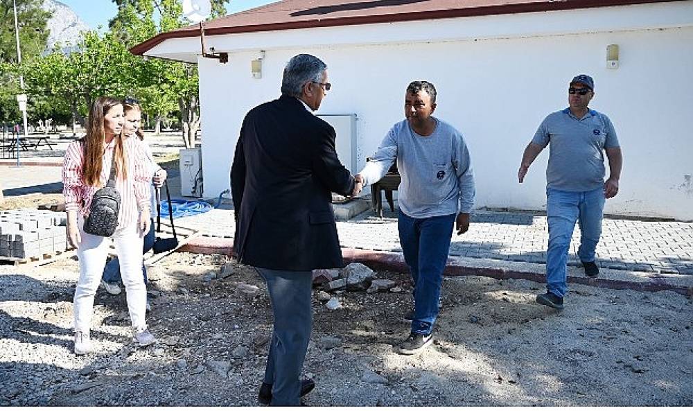 Başkan Topaloğlu ilçe genelindeki çalışmaları denetledi  