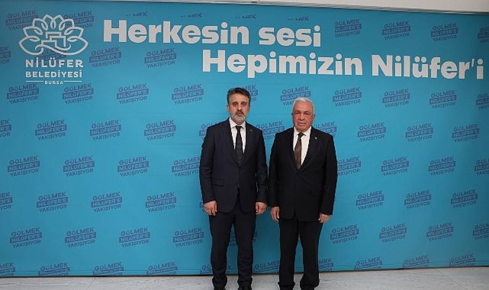 Başkan Şadi &Ouml;zdemir, Şahin Biba'yı Ağırladı