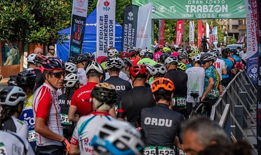 Trabzon'da Gran Fondo Rüzgarı Esti
