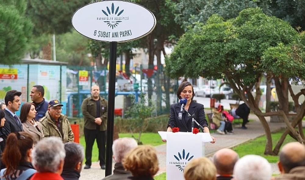 Karabağlar 'da 6 Şubat Unutulmadı