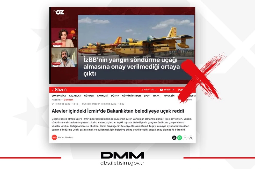 İzmir’e Uçak İddiası Çürütüldü