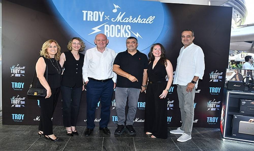 'Marshall Troy'dan Alınır' Lansmanı, Troy ve Marshall iş birliği ile Kanyon'da d&uuml;zenlenen &ouml;zel davetle tanıtıldı