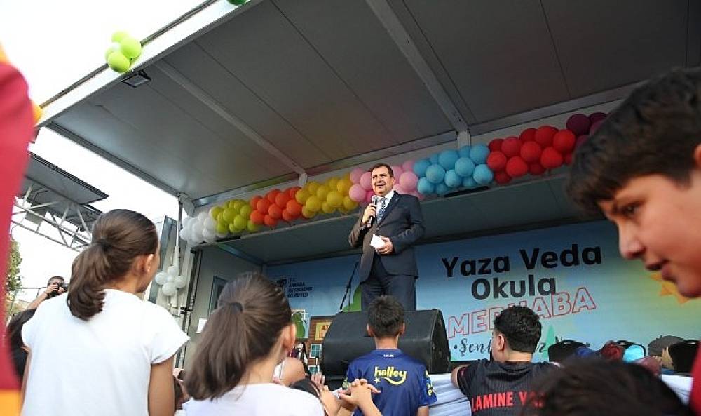 Keçiören'de Çocuklara Özel Veda Şenliği Düzenlendi