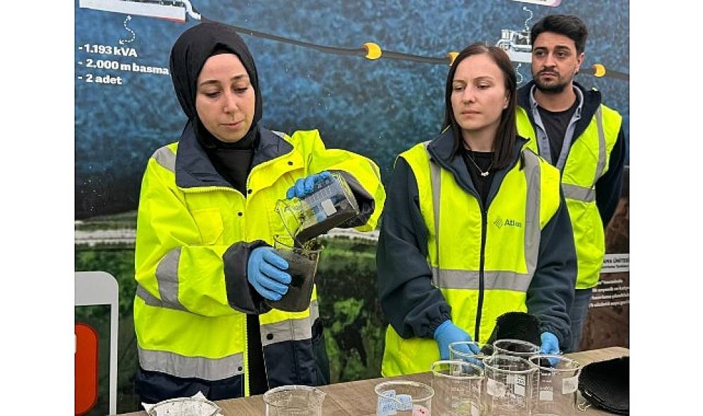 Dip çamuru projesinde  geleceklerini gördüler 