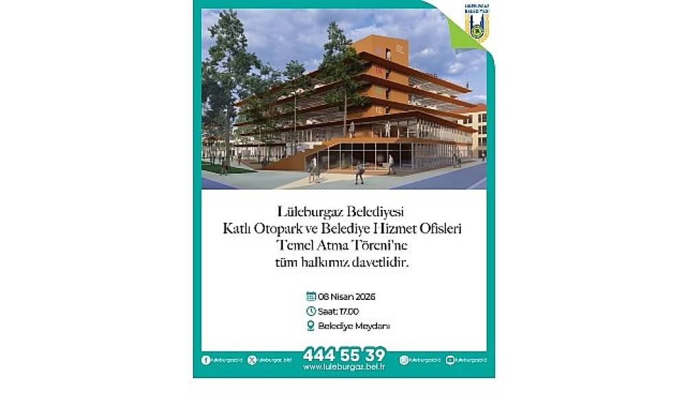  'Katlı Otopark ve Belediye Hizmet Ofisleri'nin temeli atılıyor