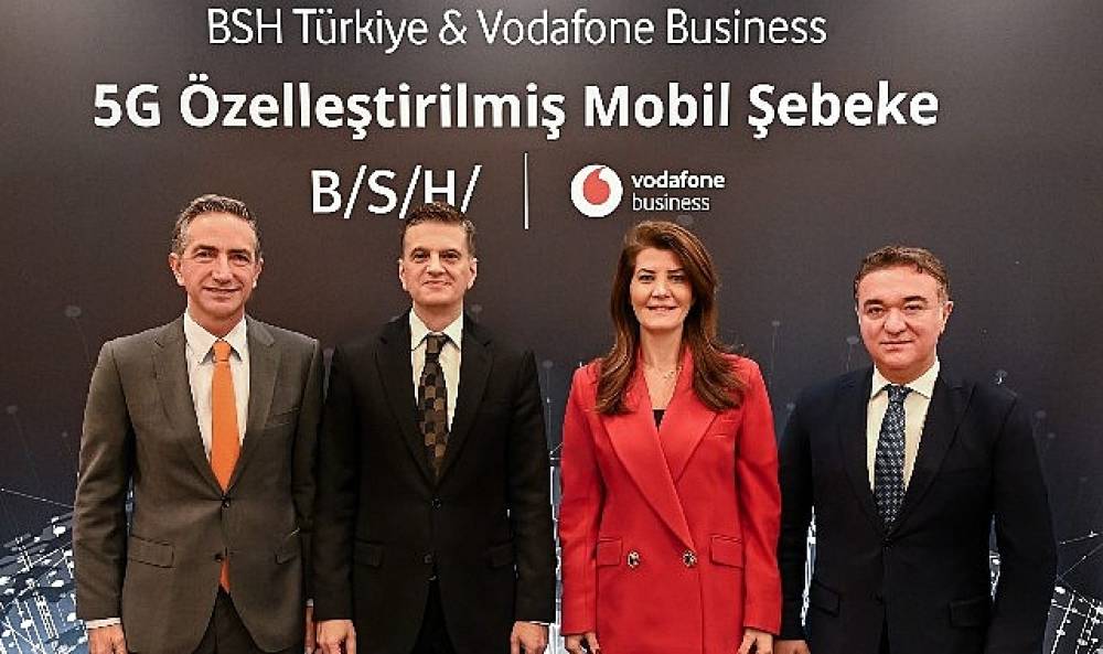 Vodafone Business ve BSH Ev Aletleri, T&uuml;rkiye'de ticari kullanımdaki ilk 5G destekli akıllı fabrika uygulamasını hayata ge&ccedil;irdi