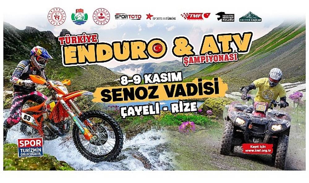 Senoz Vadisi'nde Türkiye Enduro ve ATV Şampiyonası Canlı Yayında