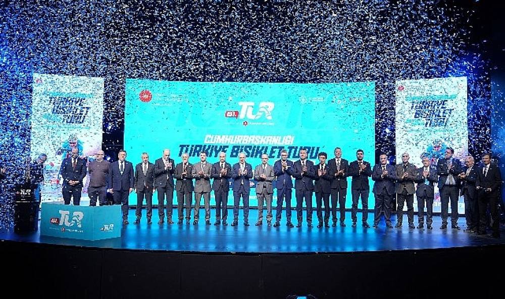  61. Cumhurbaşkanlığı T&uuml;rkiye Bisiklet Turu'nun 2026 rotası ve takımların tanıtımı yapıldı
