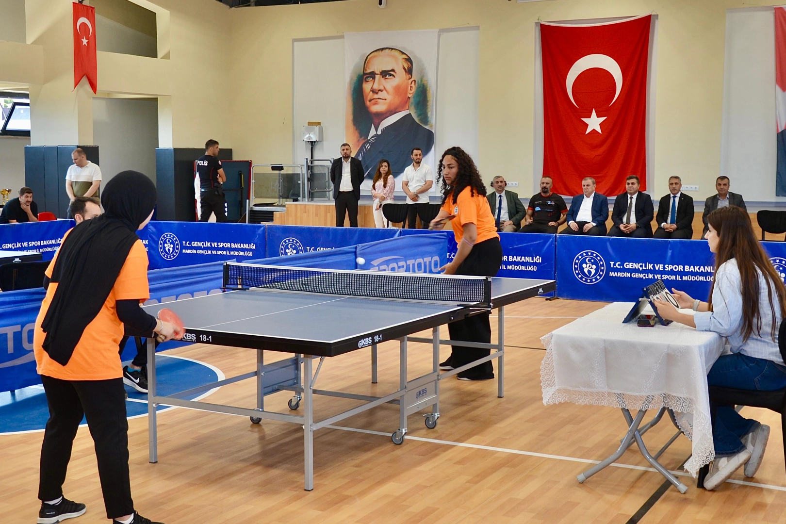 Midyat’ta 19 Mayıs Coşkusu Masa Tenisi Turnuvasıyla Yaşandı