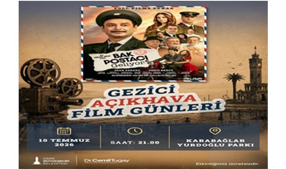 Gezici A&ccedil;ıkhava Film G&uuml;nleri Karabağlar'da başlıyor