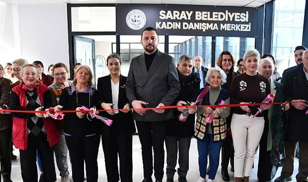  Saray Belediyesi Kadın Danışma Merkezi hizmete a&ccedil;ıldı