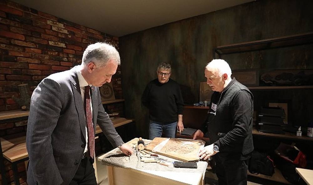 Başkan Taban'dan İNESMEK Kursiyerlerine Ziyaret