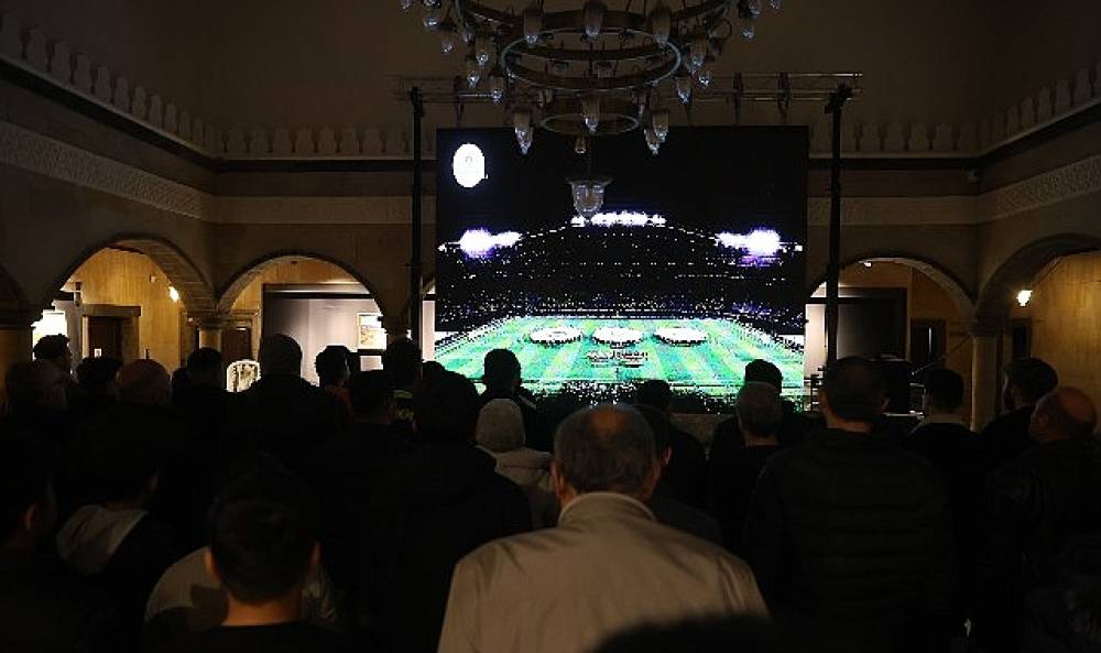 Nevşehirli Sporseverler S&uuml;per Kupa Finalini Dev Ekranda Seyretti