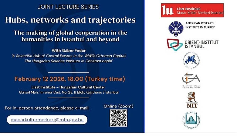 Macar K&uuml;lt&uuml;r Merkezi, "Merkezler, Ağlar ve Y&ouml;r&uuml;ngeler" başlıklı konferans serisinin ilkine ev sahipliği yapıyor!