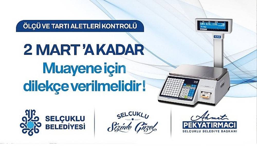 &Ouml;l&ccedil;&uuml; ve Tartıda Son Beyan Tarihi 2 Mart