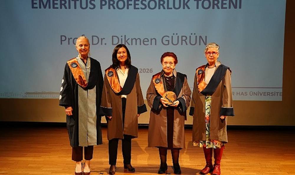 Kadir Has &Uuml;niversitesinden Prof. Dr. Dikmen G&uuml;r&uuml;n'e Emeritus Unvanı