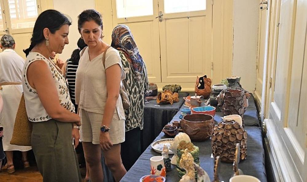 Bornova'da &ccedil;amura şekil veren kursiyerlerden mitolojik esinti