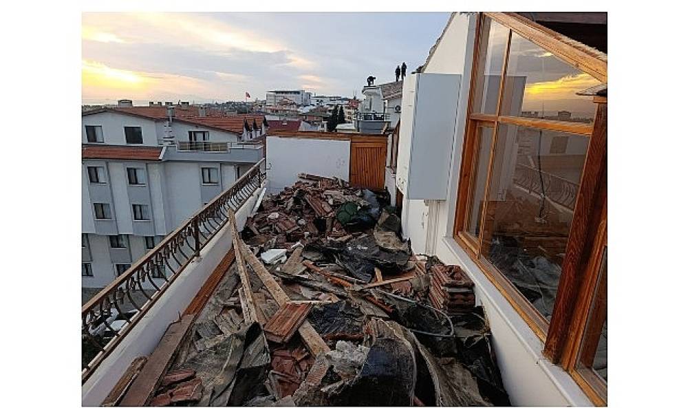 Fırtına mağduru şehit ailesine B&uuml;y&uuml;kşehir'den destek