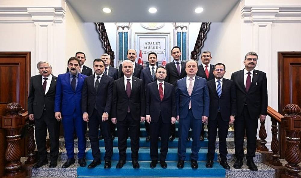 Konya Heyeti Adalet Bakanı Akın G&uuml;rlek'e Hayırlı Olsun Ziyaretinde Bulundu