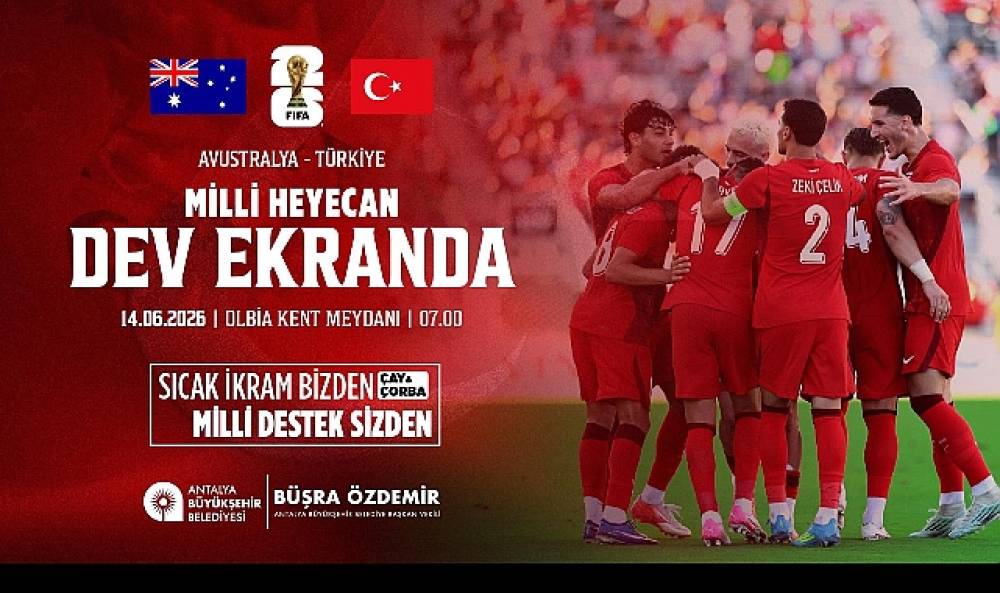 B&uuml;y&uuml;kşehir Milli ma&ccedil; heyecanı Olbia Kent Meydanı'nda yaşatacak