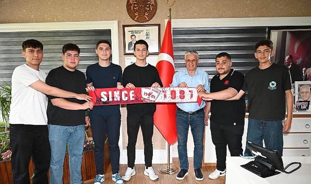 Yal&ccedil;ın'dan Başkan Topaloğlu'na ziyaret   