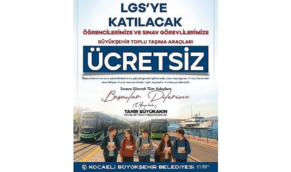 B&uuml;y&uuml;kşehir ile LGS'de ulaşım engeli yok