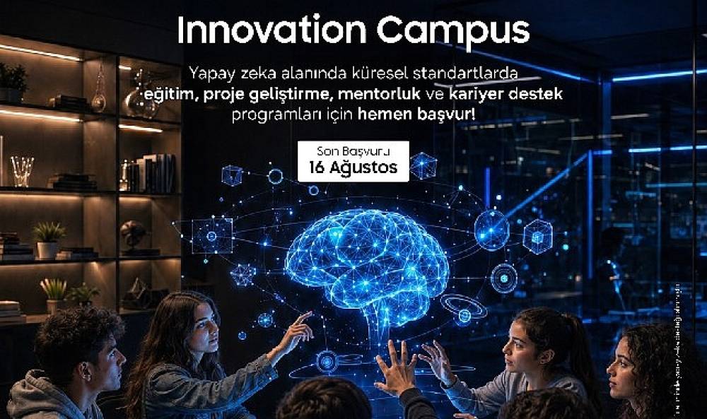 Innovation Campus'un yeni yapay zek&acirc; sınıfı i&ccedil;in başvuruları i&ccedil;in geri sayım başladı 