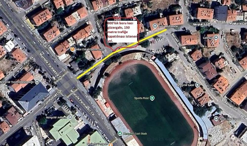 Bah&ccedil;elievler Mahallesi'nde Ge&ccedil;ici Trafik D&uuml;zenlemesi