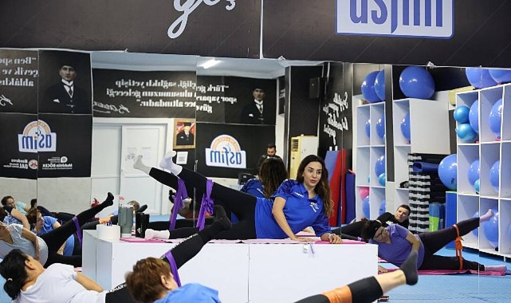  Antalyalılardan &uuml;cretsiz spor kurslarına yoğun ilgi