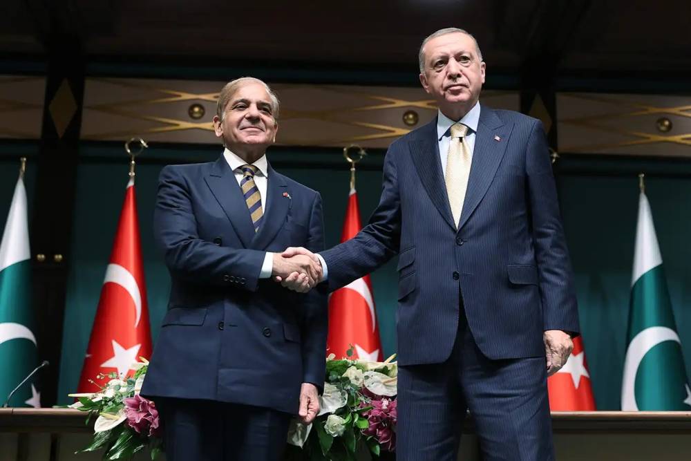 Cumhurbaşkanı Erdoğan'dan Pakistan Başbakanı Şerif'in 