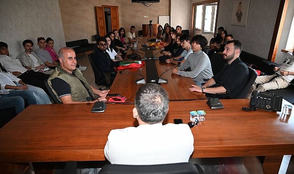 Erasmus öğrencilerinden Kemer Belediyesi'ne ziyaret