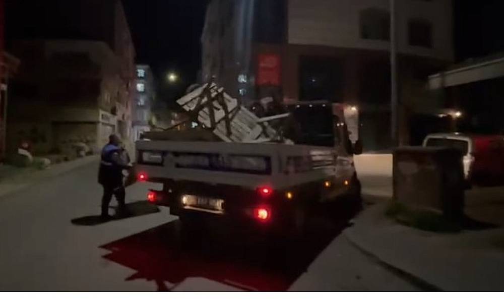 Kaldırım ve yol işgaline ge&ccedil;it yok!