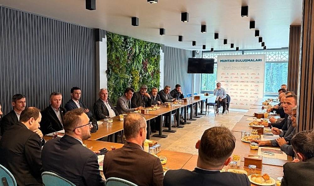 İSU'dan Tarımsal Sulama Projesi İ&ccedil;in B&ouml;lge Muhtarlarıyla İstişare Toplantısı