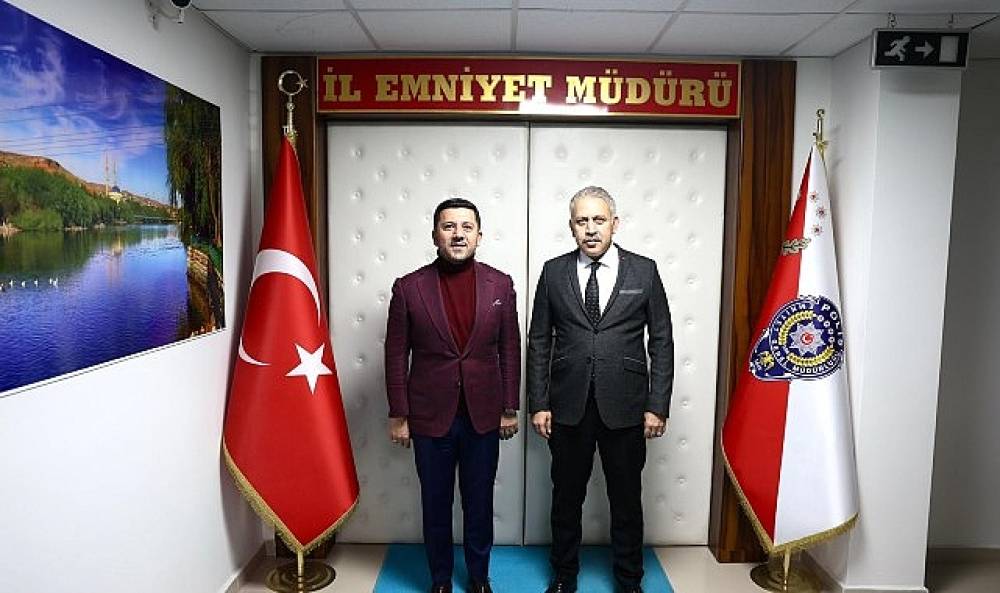 Başkan Arı'dan Emniyet M&uuml;d&uuml;r&uuml; Karaman'a Nezaket Ziyareti